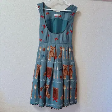 비스킷 베어 코르셋 오버롤 스커트