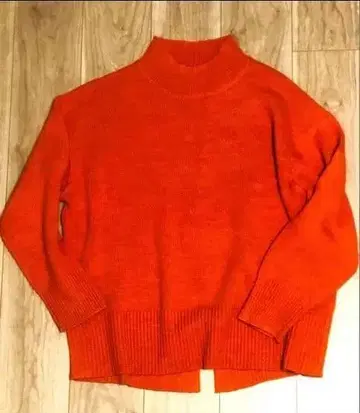 Cofil Opaque Clip 이탈리아 염색 니트 38 오렌지