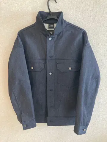 뉴발란스 MET24 데님 재킷 네이비