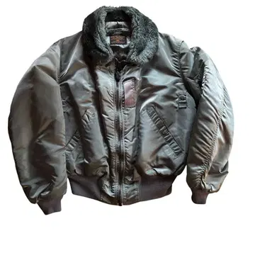 usa 제조 50s 복각 alpha B-15D 플라이트 자켓 M 세이지