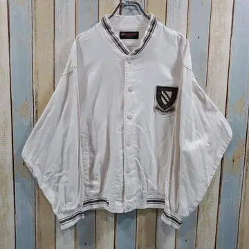 6-233 맥레거 블루종 원포인트 자수 로고 M 사이즈