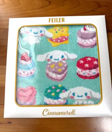 [미사용 새상품] 페이러 손수건 산리오 시나몬 롤 마카롱