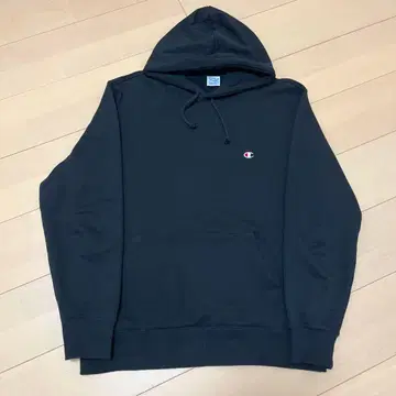 Champion 블랙 후드티 XX-LARGE