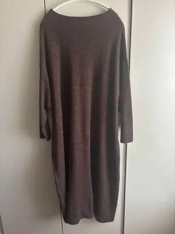 브라운 니트 원피스