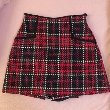 스나이델 로빙 체크 스커트 쇼팬츠