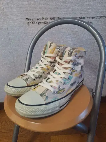 컨버스 올스타 High 자동차 패턴 26.5cm