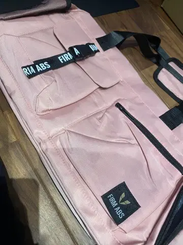 핑크 나일론 백팩