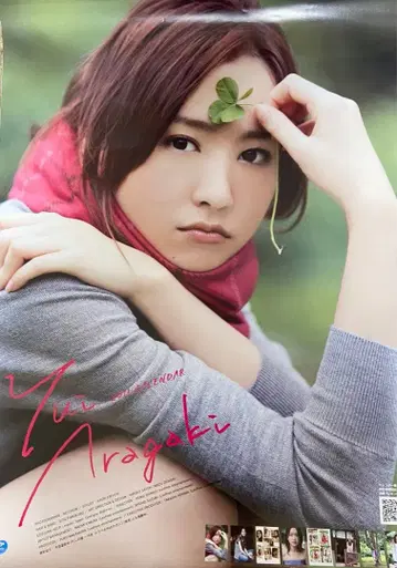 아라가키 유이 2011년 달력 일부 떼어냄