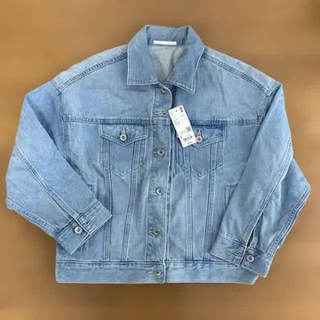 UNIQLO 데님 오버 사이즈 자켓 63 Blue