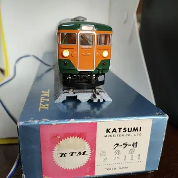 카츠미 쿠하 111 에어컨 부착 쇼난색 HO 게이지 철도 모형