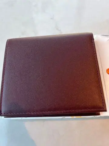 황실 지갑 가죽 접이식 지갑 빨간색 새상품