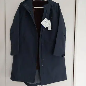 새상품 발수 방풍 방수 보아 라이너 포함 모즈 코트 아우터 네이비 M