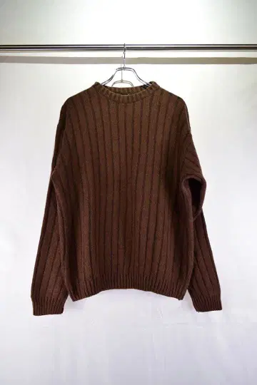 구제 의류 스트라이프 울 디자인 니트 스웨터 유럽 구제 빈티지