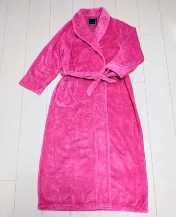 일본제! 면 100%! 핑크색 귀여운 목욕 가운