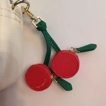 새상품 백참 코인 케이스 체리 체리 체리 지퍼 달린 동전 지갑