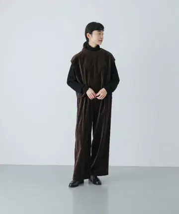 카구레 코튼 벨벳 이지 팬츠