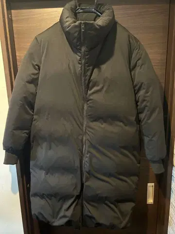 ZARA 롱 다운 코트 다운 50/페더 50 M 블랙