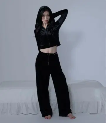 [ AWL ] logo velour hoodie 로고 벨로아 후디 셋업