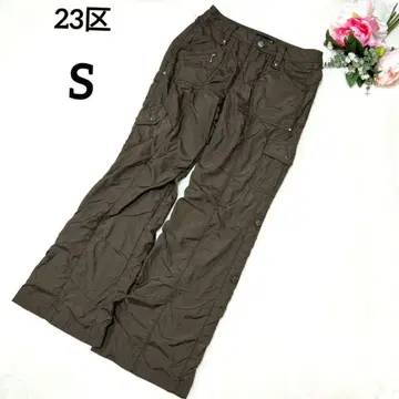 23구 캐주얼 팬츠 S 카키 카고 팬츠 사이드 포켓 121