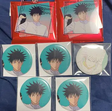 주술회전 전시회 후시구로 메구미 캔뱃지 아크릴 키링