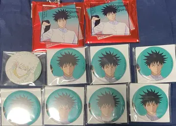 주술회전 전시회 후시구로 메구미 캔뱃지 아크릴 키링