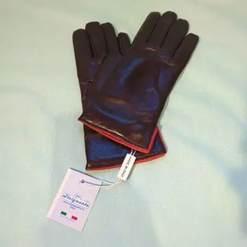 Italguanto 가죽 장갑 다크 브라운 이탈리아제 안쪽 캐시미어