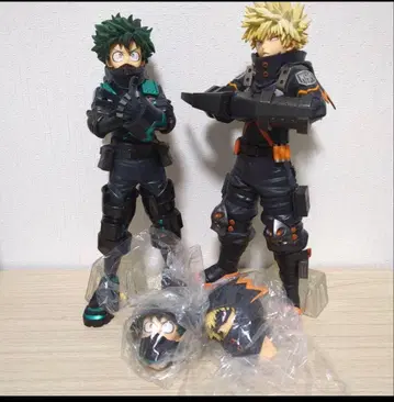 히로아카 월드 히어로즈 미션 미도리야 이즈쿠 바쿠고 카츠키 피규어