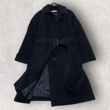 캘빈클라인 벨트 포함 울 코트 9호