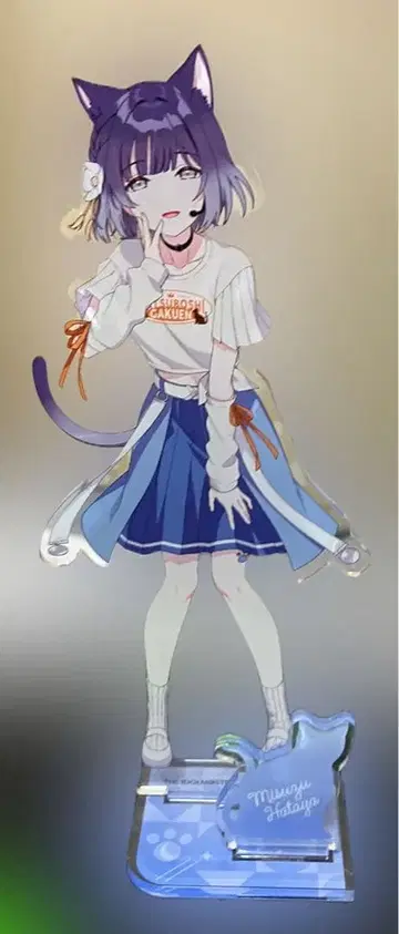 학원 아이돌 마스터 학마네 고양이 하타야 미스즈 아크릴 스탠드