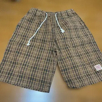 SUGAR CANE & CO. 체크 무늬 하프 팬츠 M