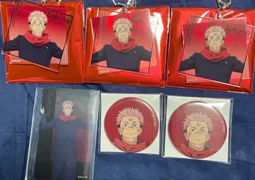 주술회전전 스쿠나 캔뱃지 아크릴 키링 클리어 카드