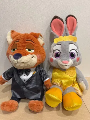 주토피아2 닉 주디 게리 파우버트 새상품 봉제 인형