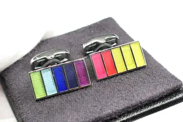 새상품 미사용 폴스미스 커프스 커프 링크 컬러풀 수트
