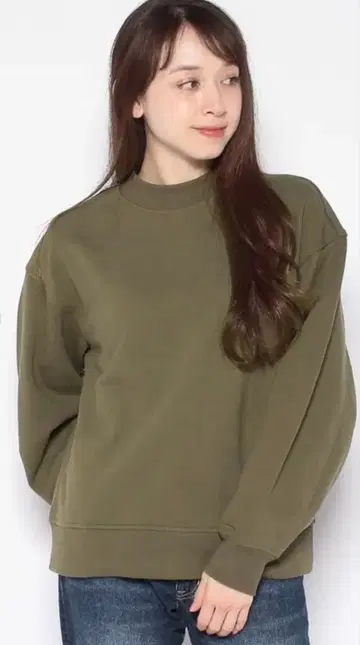 새상품 LEVI'S 올리브 크루넥 맨투맨