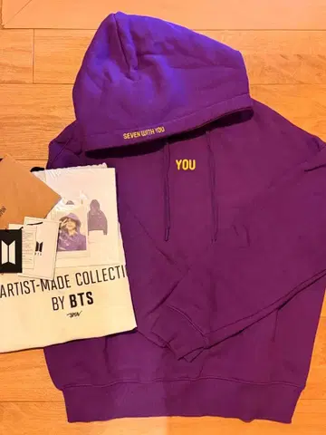 [ 미사용 새상품 ] BTS 지민 WITH YOU 후디 S 공식