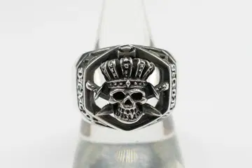컨디션 최상 19호 딜 디자인 스컬 크라운 반지
