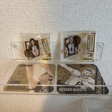 하이큐!! 아크릴 스탠드 세트 아카아시 케이지 원화 보쿠토 코타로