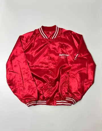 90' Budweiser 레드 나일론 스카잔 F 사이즈