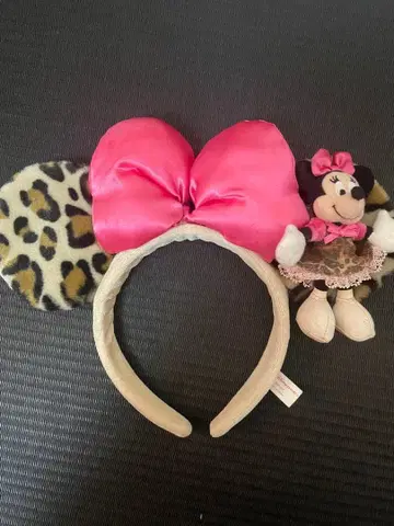 미니 마우스 머리띠 레오파드 무늬