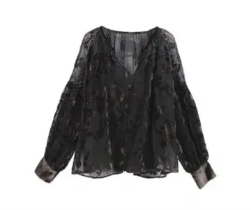 아메리 UNDRESSED LUNA OPAL OVER BLOUSE 블랙