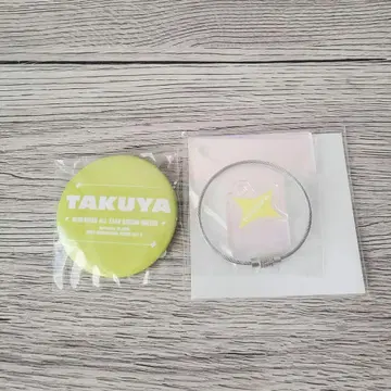 현역 가왕 TAKUYA 키링&캔뱃지 세트