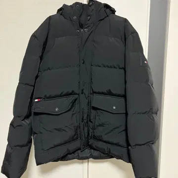 [ 정가 7만 ] TOMMY HILFIGER 다운 자켓 블랙