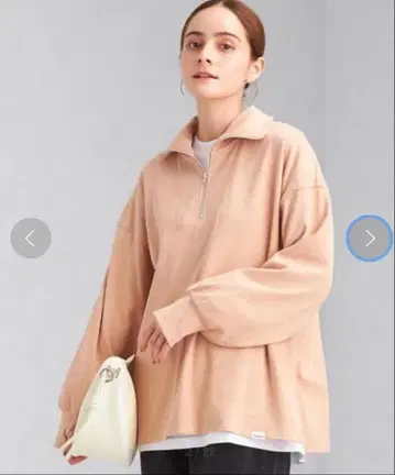 Tanacana 하프 지퍼 풀오버 티셔츠