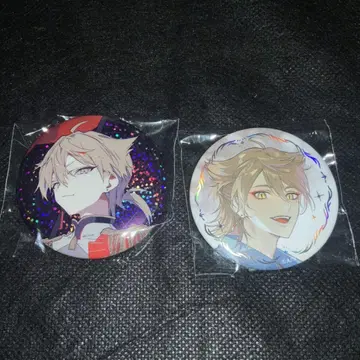 니지산지 캔뱃지 후시미 가쿠 2종