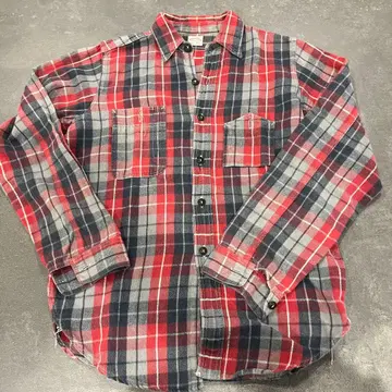 WAREHOUSE 플란넬 셔츠 레드 체크 SMALL