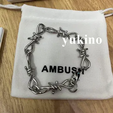 AMBUSH 노트 디자인 팔찌