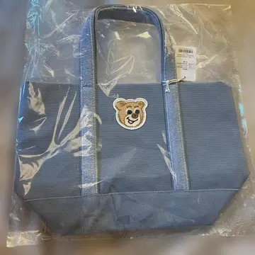 페이러 올드 테디 와펜 토트백 스카이블루 스몰 블루