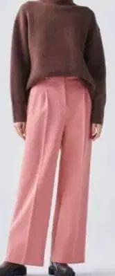 PLST 2022AW 울 블렌드 웜 리저브 와이드 팬츠