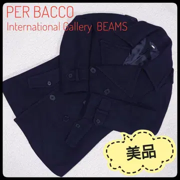 [새상품급] 인터내셔널 갤러리 BEAMS 페르바코 울 P코트