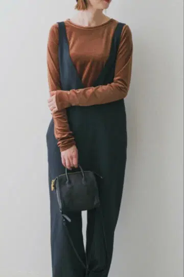 미사용! Spick & Span 벨로아 롱 슬리브 풀오버 브라운